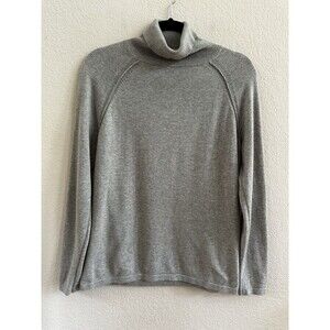 JEANNE PIERRE Gray Turtleneck Sweater